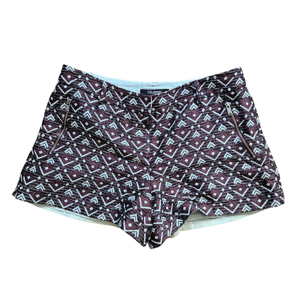Silk Cotton Blend Geometric Pattern Shirts Korean Vintage Boho Summer Y2K